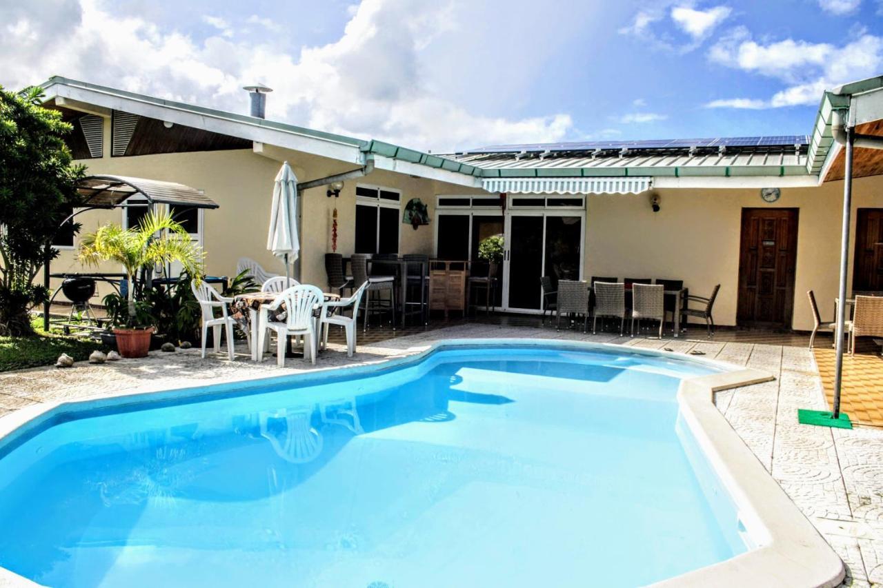 Tahiti - Sanny'S Place Family Room & Poo Punaauia  Exteriör bild